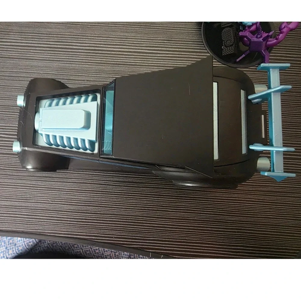 Roblox Jailbreak Celestial Car Vehicle Set with Winged Figure and Purple Monster